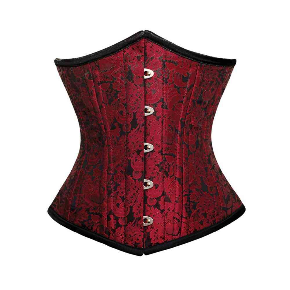 Attitude Corsets - Ohaia Underbust corset - Red/Black